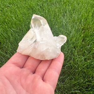 Clear Quartz Crystal Cluster - Natural Clear/White From Madagascar